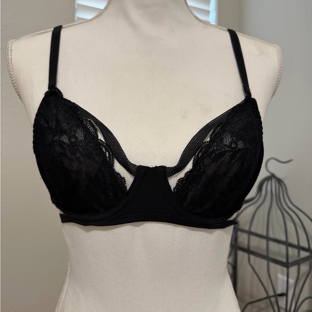 FP Black Lace Bra Size 34A